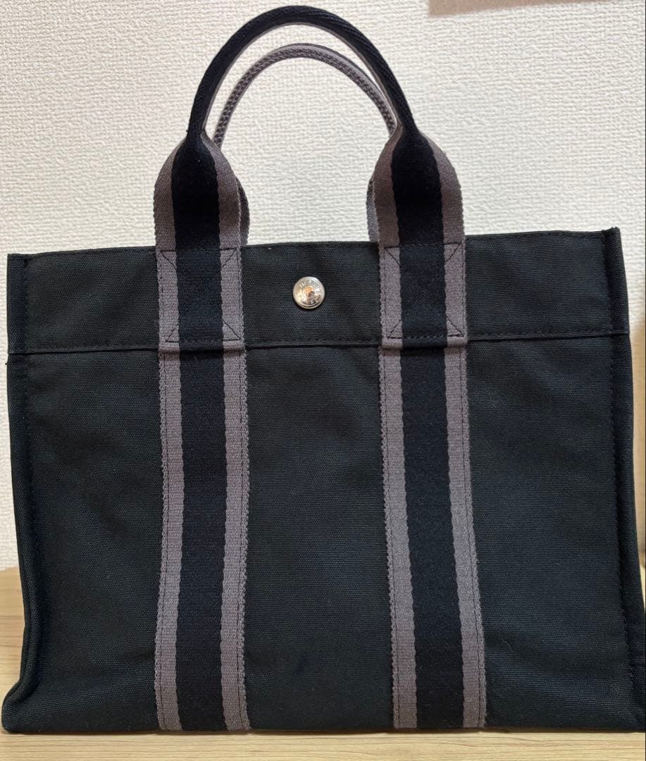 m*m様 HERMES フールトゥ トートバッグ ブラック