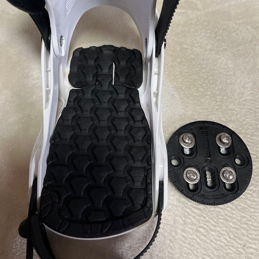SALOMON スノーボード ビンディング ホワイト/ブラック