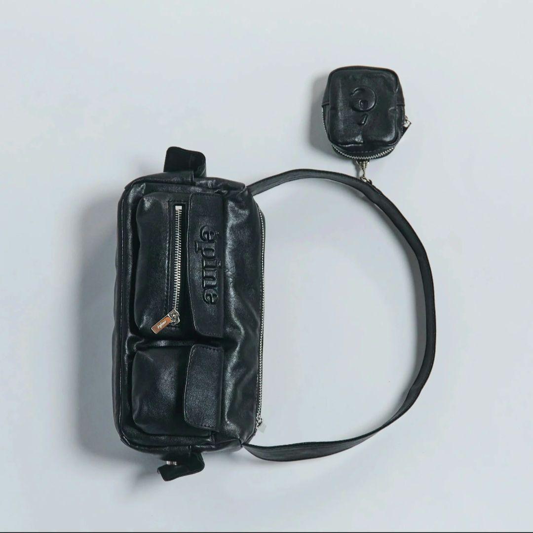épine pouch Pocket bag black