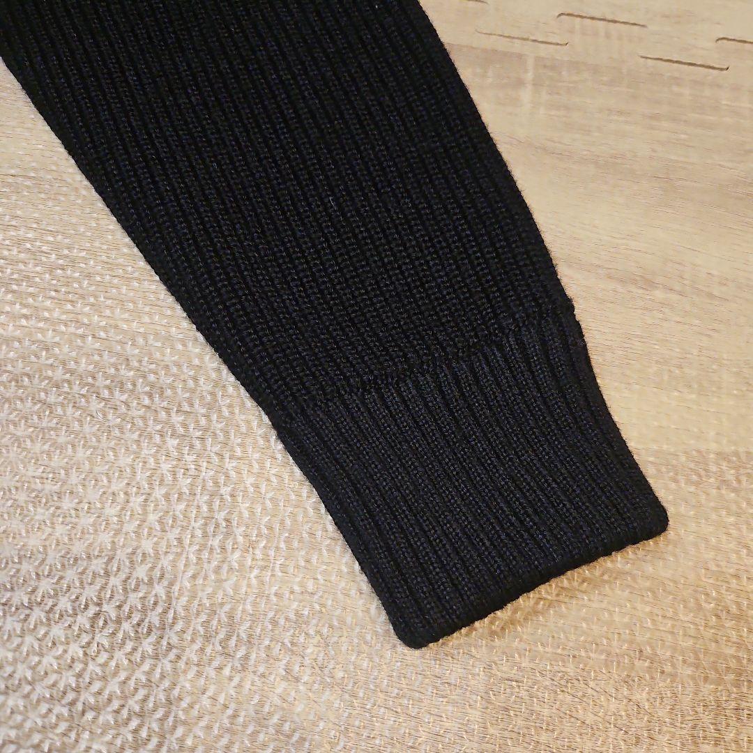 テロン⭐MONCLER ブラックダウンニット　 フード付き