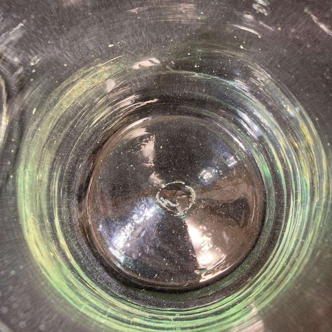 倉敷ガラス 小谷眞三 小谷真三 ポット 蓋物 吹きガラス 気泡