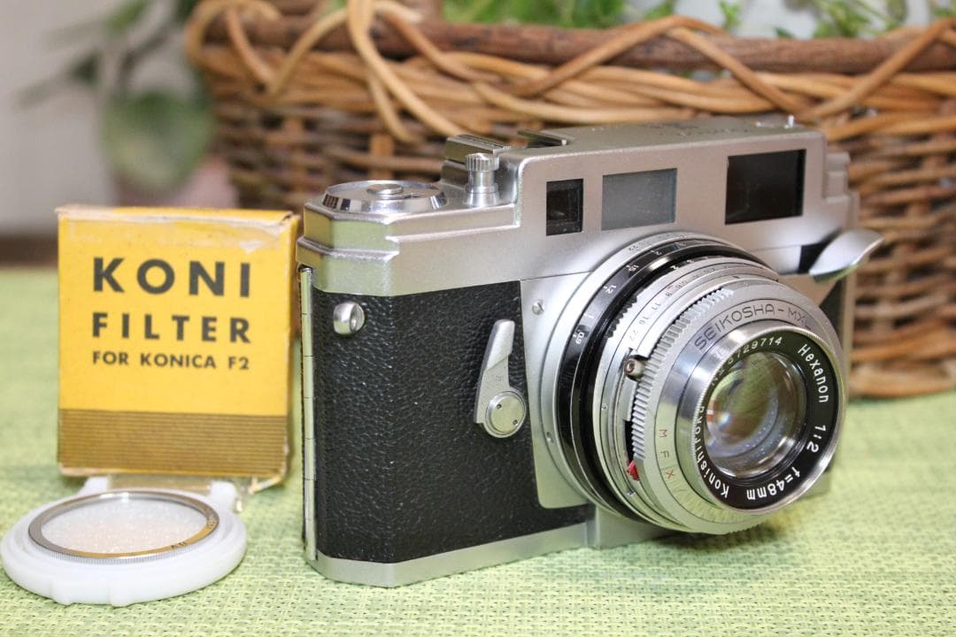 ＜極美品＞Konica IIIA 48mm f/2 未使用コニフィルター付