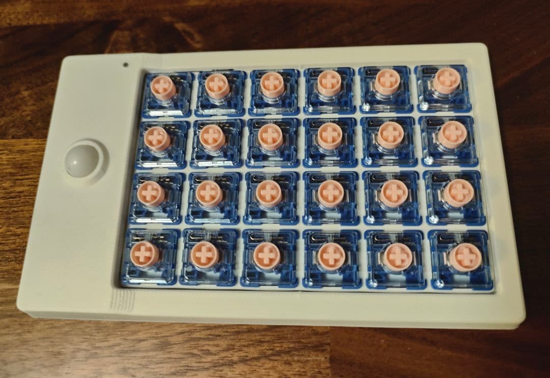 MonoOwl 4x6 ZMK 無線分割ロープロダブルトラボキーボード