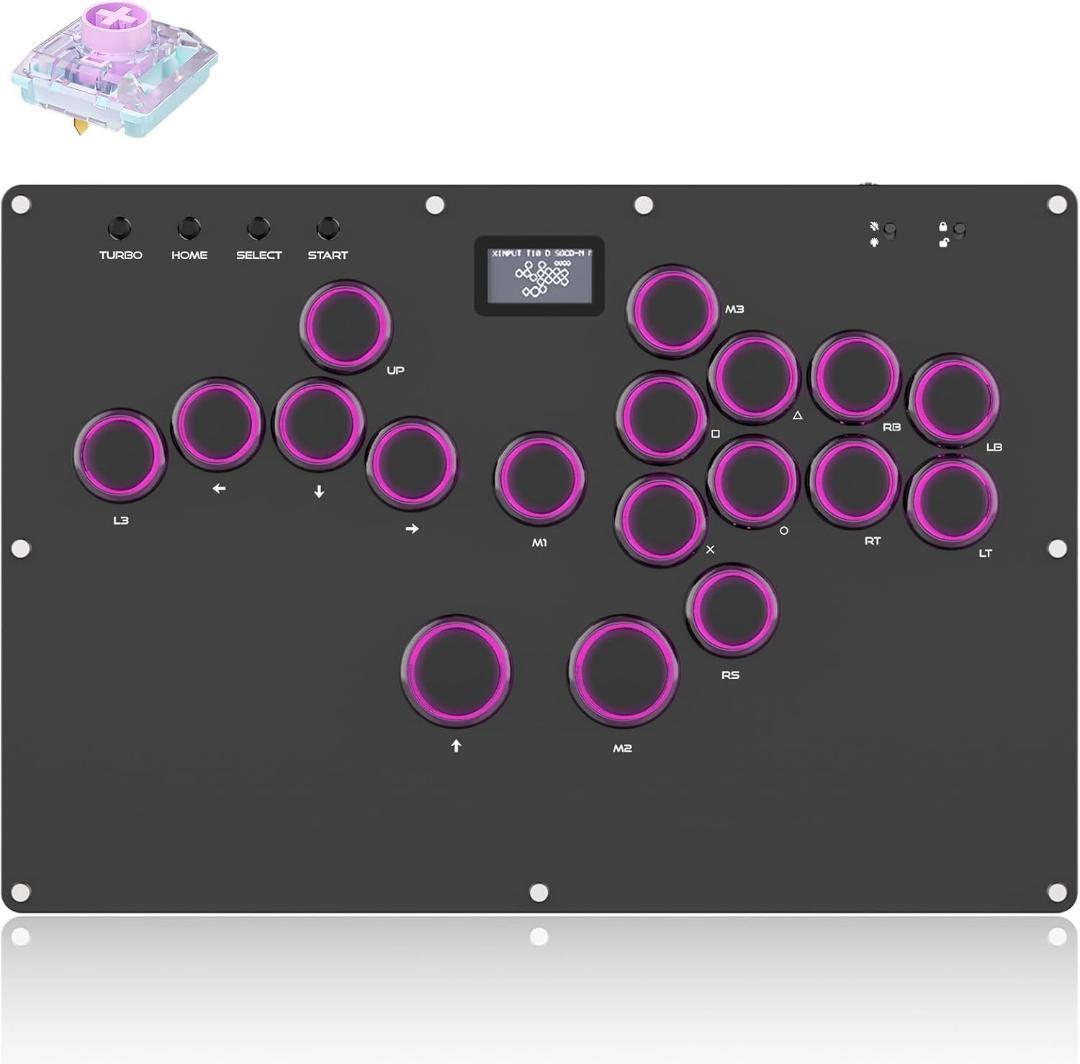 Guilekeys レバーレス アケコン GK-18キー最適化×高反応スイッチ