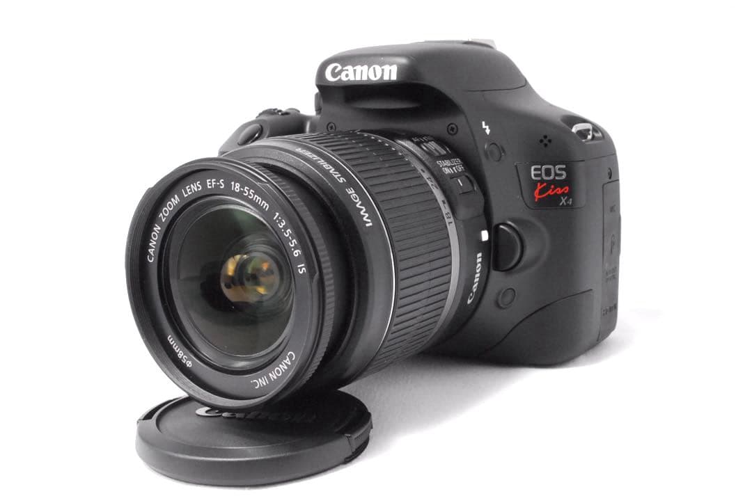 美品✨バッテリー2個付✨手ぶれ補正機能付き✨Canon EOS Kiss X4