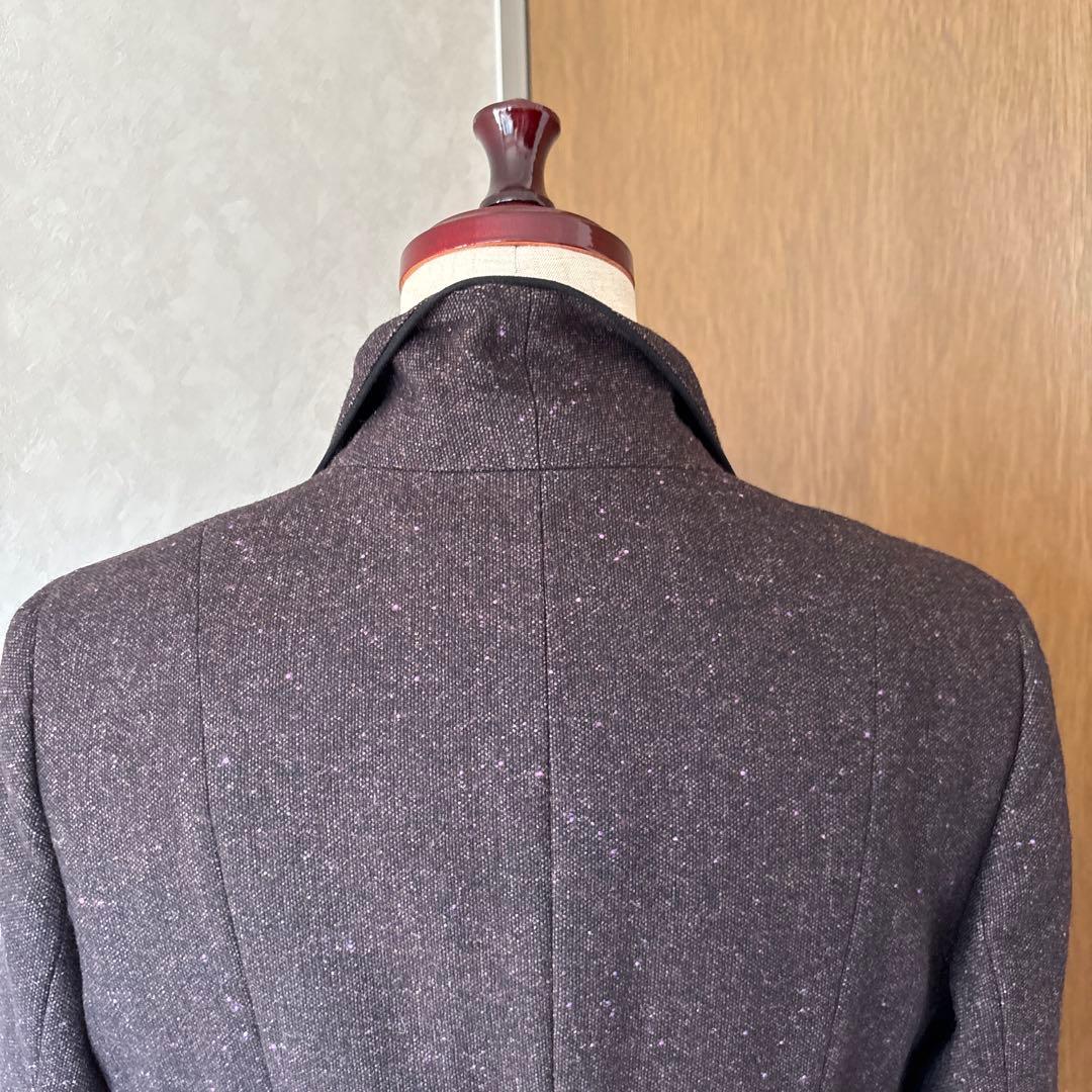 【美品】AQUASCUTUM アクアスキュータム パンツスーツ ウール 絹