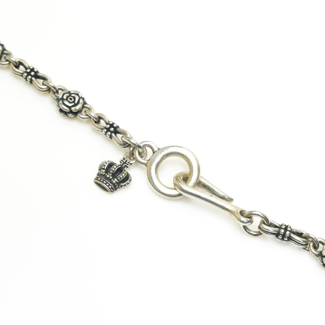 ジャスティンデイビス ボヘミアン チェーン 50cm ロング ネックレス ローズ