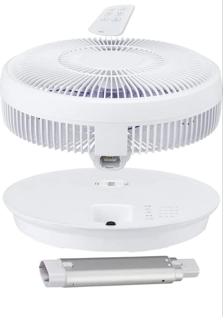 YUASA DCモーター扇風機 YT-D3439EFR(W)