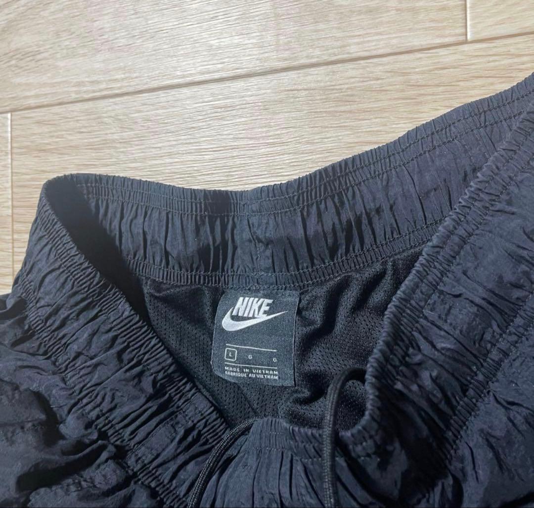 コムドットやまと着用 NIKE 中綿 ナイロン セットアップ M/Lブラック