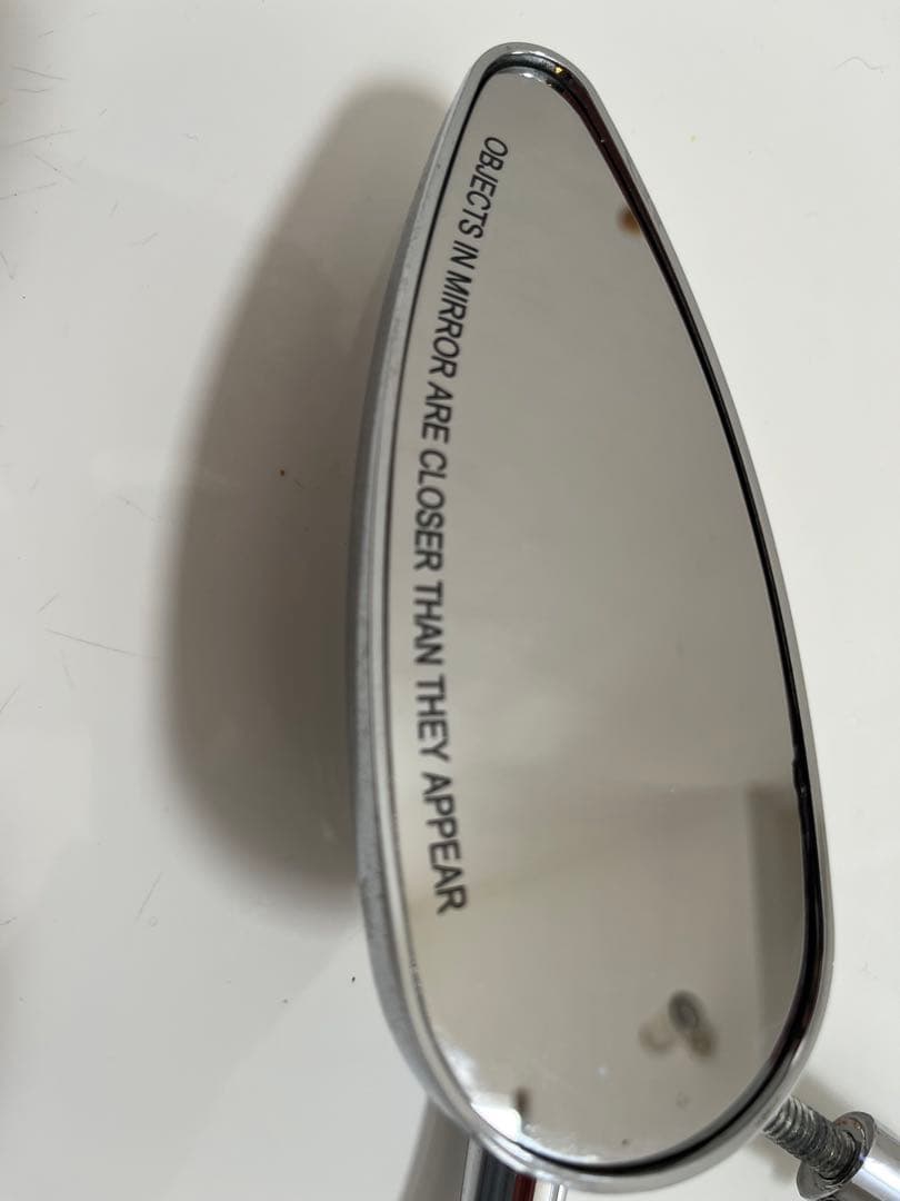 クリアキン　ティアドロップミラー　クローム
