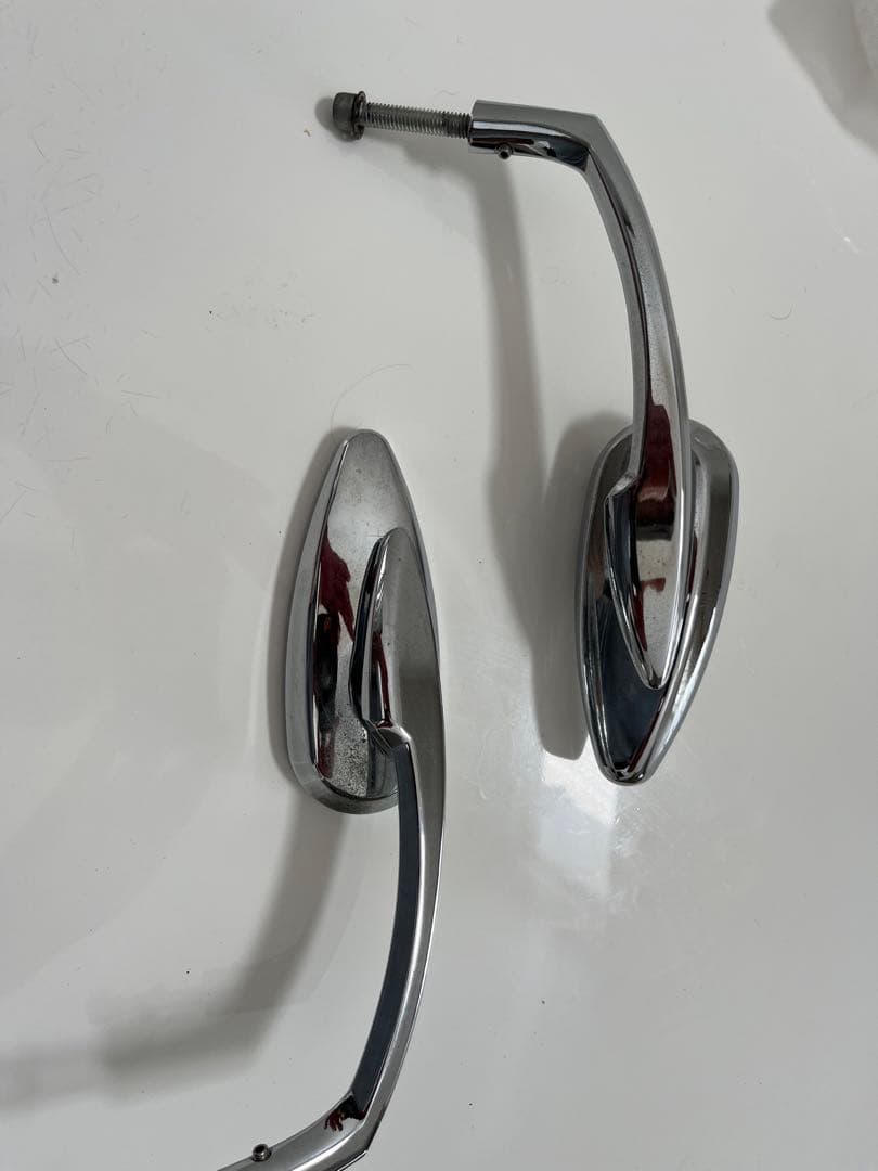 クリアキン　ティアドロップミラー　クローム