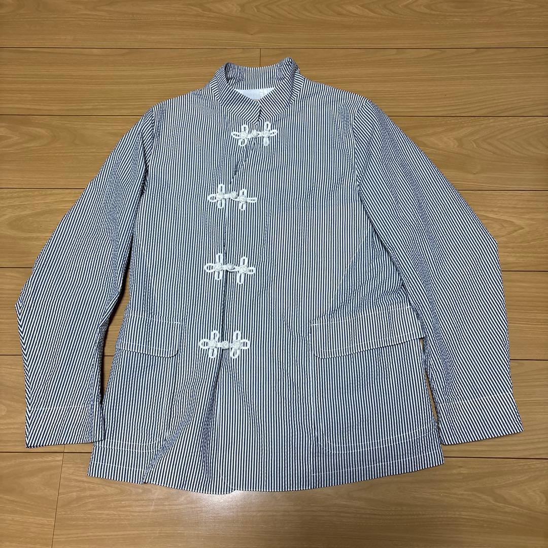 ハバーサックHAVERSACK チャイナ　シャツ　ジャケット　シアサッカー