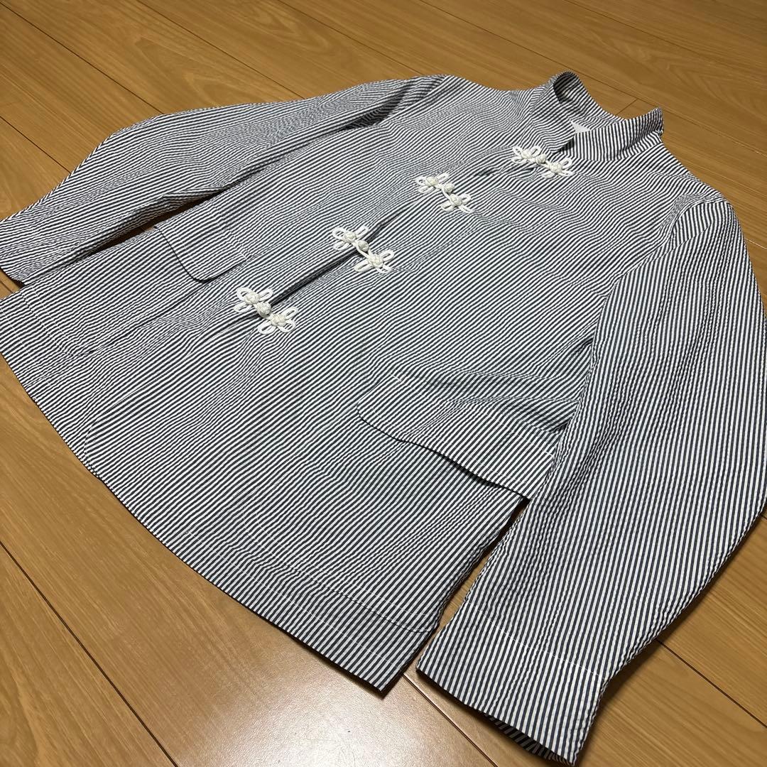 ハバーサックHAVERSACK チャイナ　シャツ　ジャケット　シアサッカー