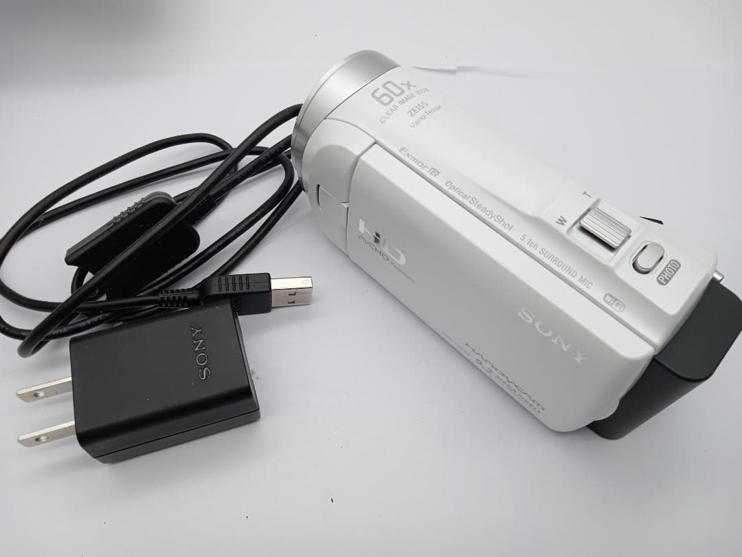 箱 説明書通電確認のみ SONY HANDYCAM HDR-CX480 ホワイト