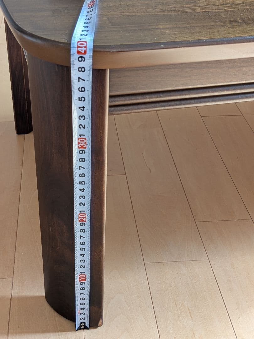 ローテーブル 引き出し付き リビングテーブル ダークブラウン