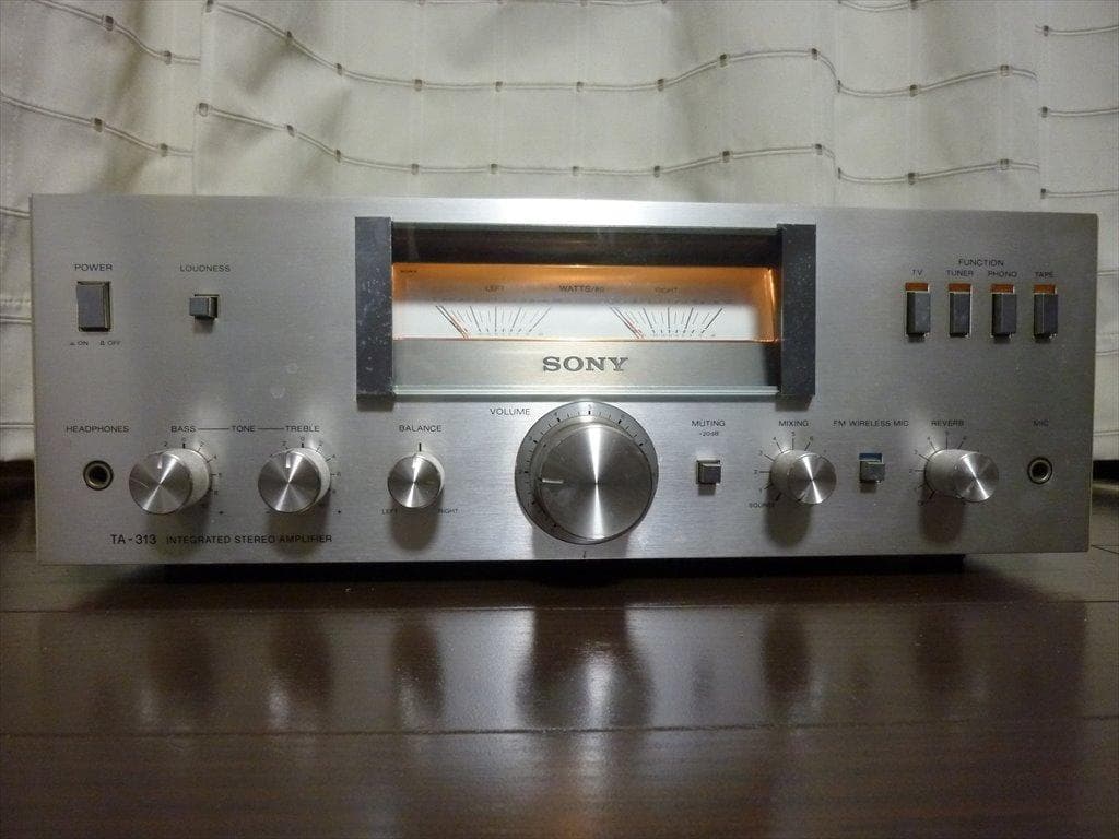 SONY ソニー プリメインアンプ TA-313 修理済 全機能動作 美品