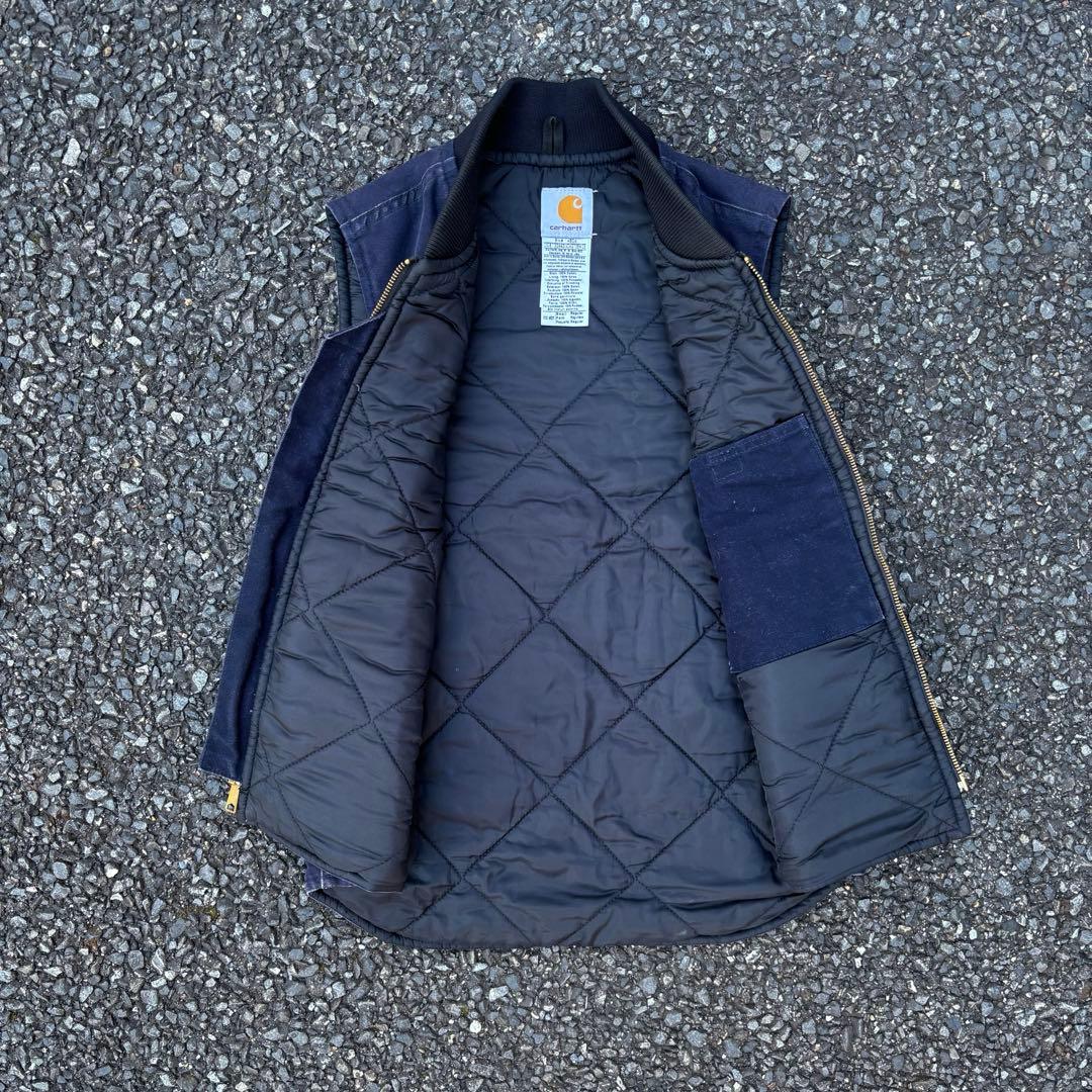 や*ん様 Carhartt カーハートダックベストデトロイトV02MDT Siz
