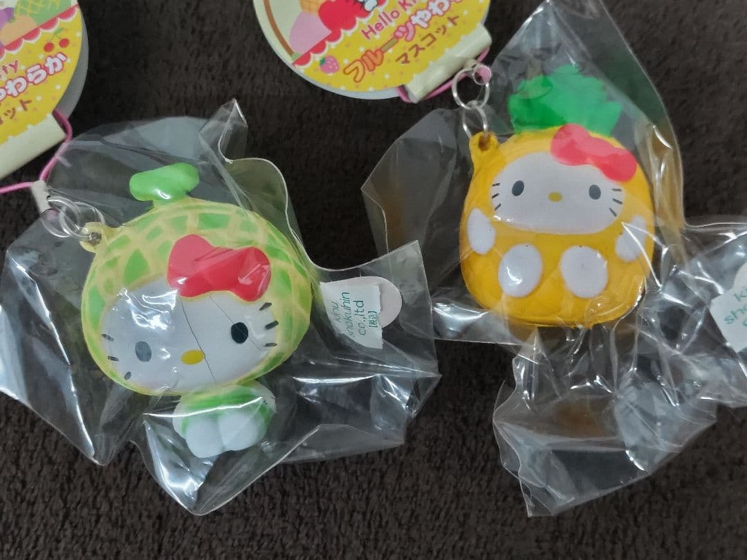 HelloKitty ハローキティ フルーツやわらかマスコット 他ぬいぐるみ