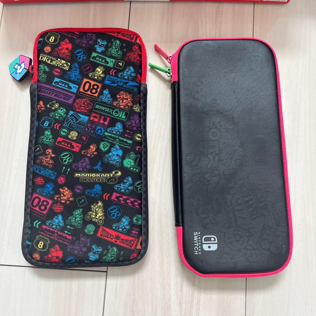 Nintendo Switch 本体　プロコン２個　イヤホン　ソフト&ケース