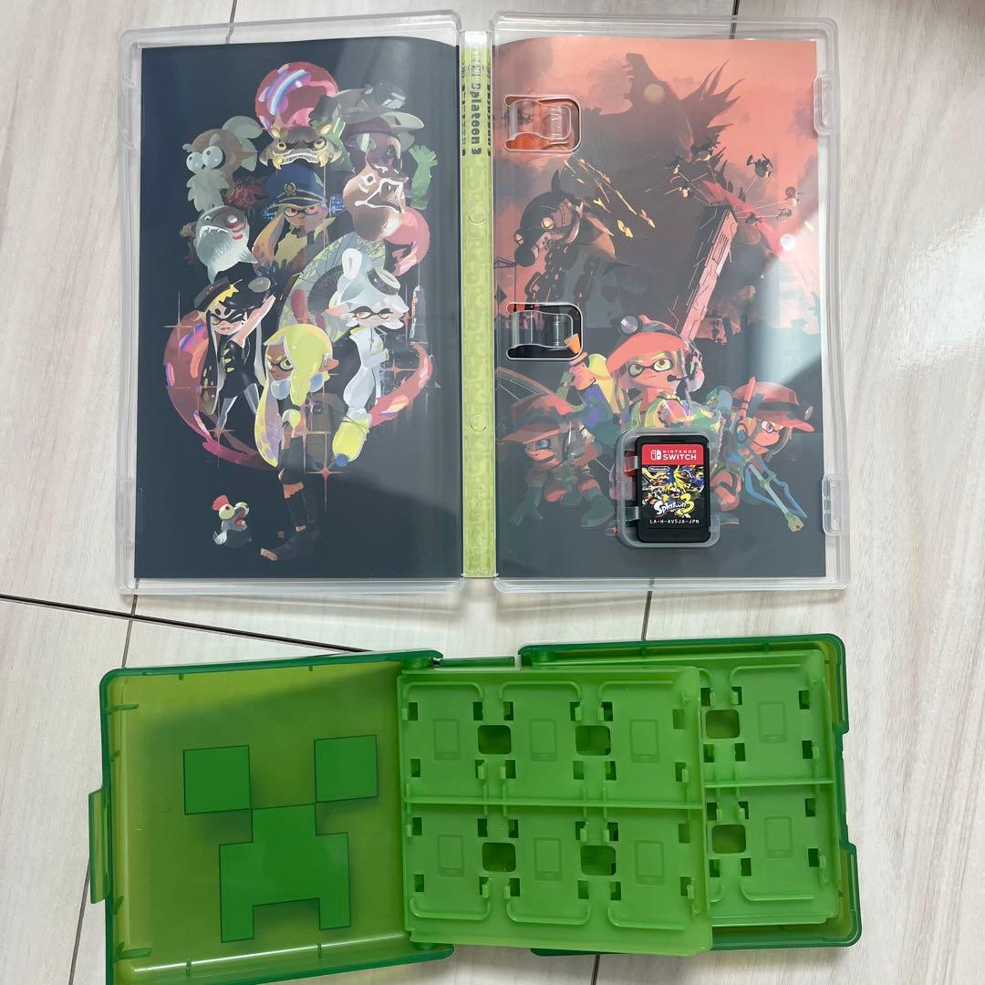 Nintendo Switch 本体　プロコン２個　イヤホン　ソフト&ケース