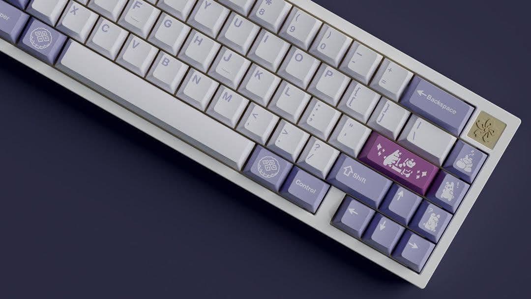 【新品未組立】FUJI65 eWhite NightSakura夜桜キーボード