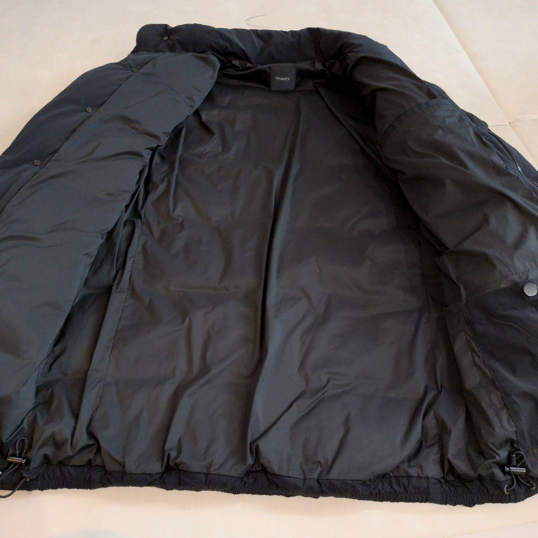 【現行】Theory ダウンコート ミドル丈 ブラック S フード欠品