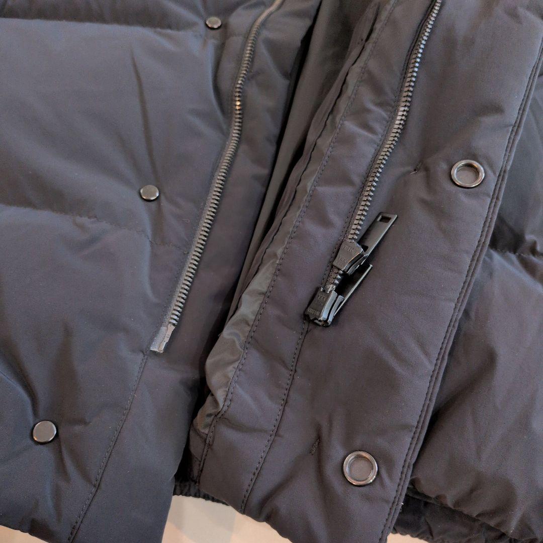 【現行】Theory ダウンコート ミドル丈 ブラック S フード欠品