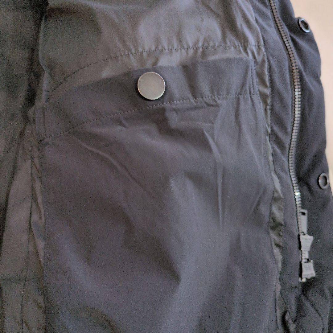 【現行】Theory ダウンコート ミドル丈 ブラック S フード欠品