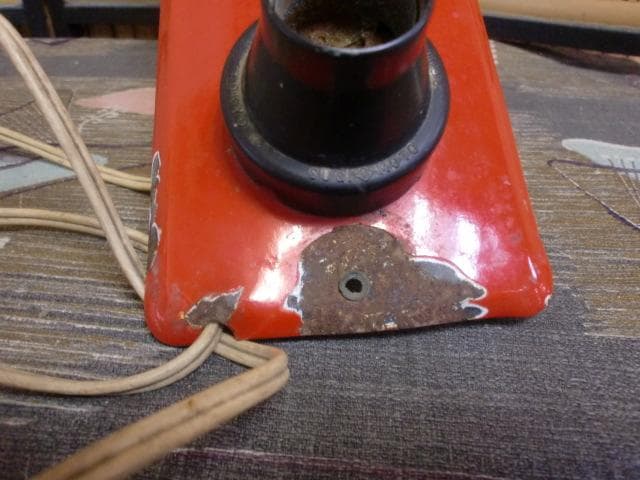 5*X様 北光ランプ　ホーロー看板　昭和レトロ　激レア！！錆・サビ・琺瑯看板