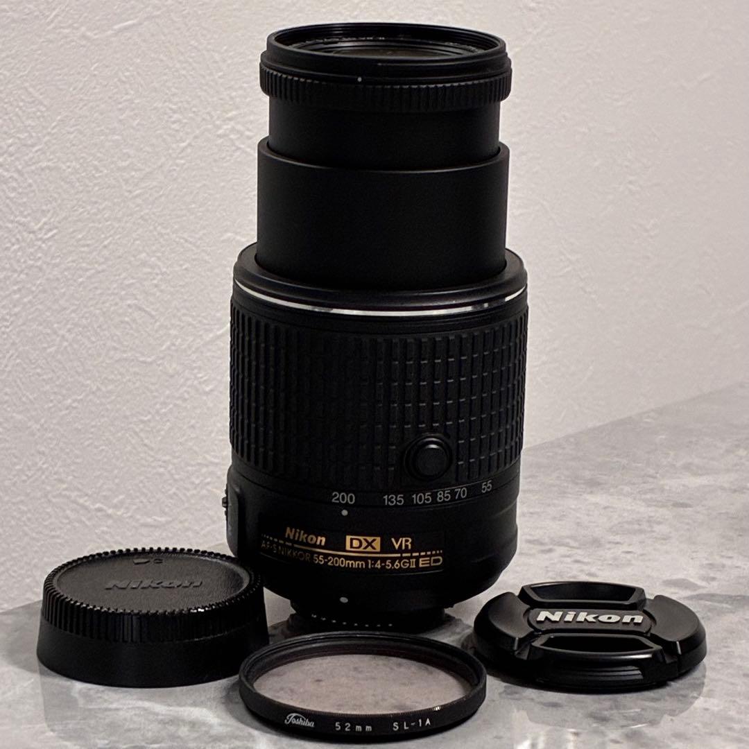 ⭐️美品⭐️ Nikon 55-200mm f4-5.6GII ED VR望遠レンズ