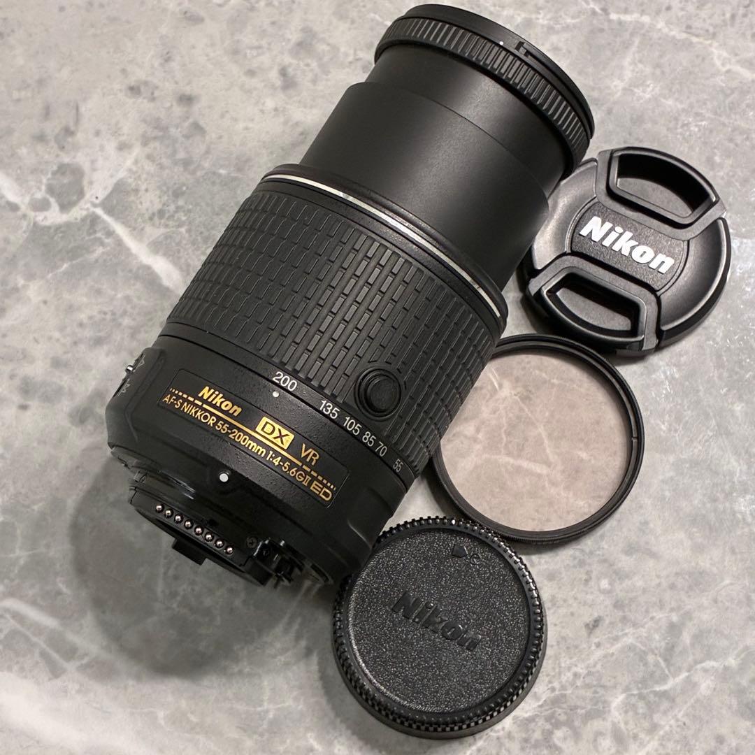 ⭐️美品⭐️ Nikon 55-200mm f4-5.6GII ED VR望遠レンズ