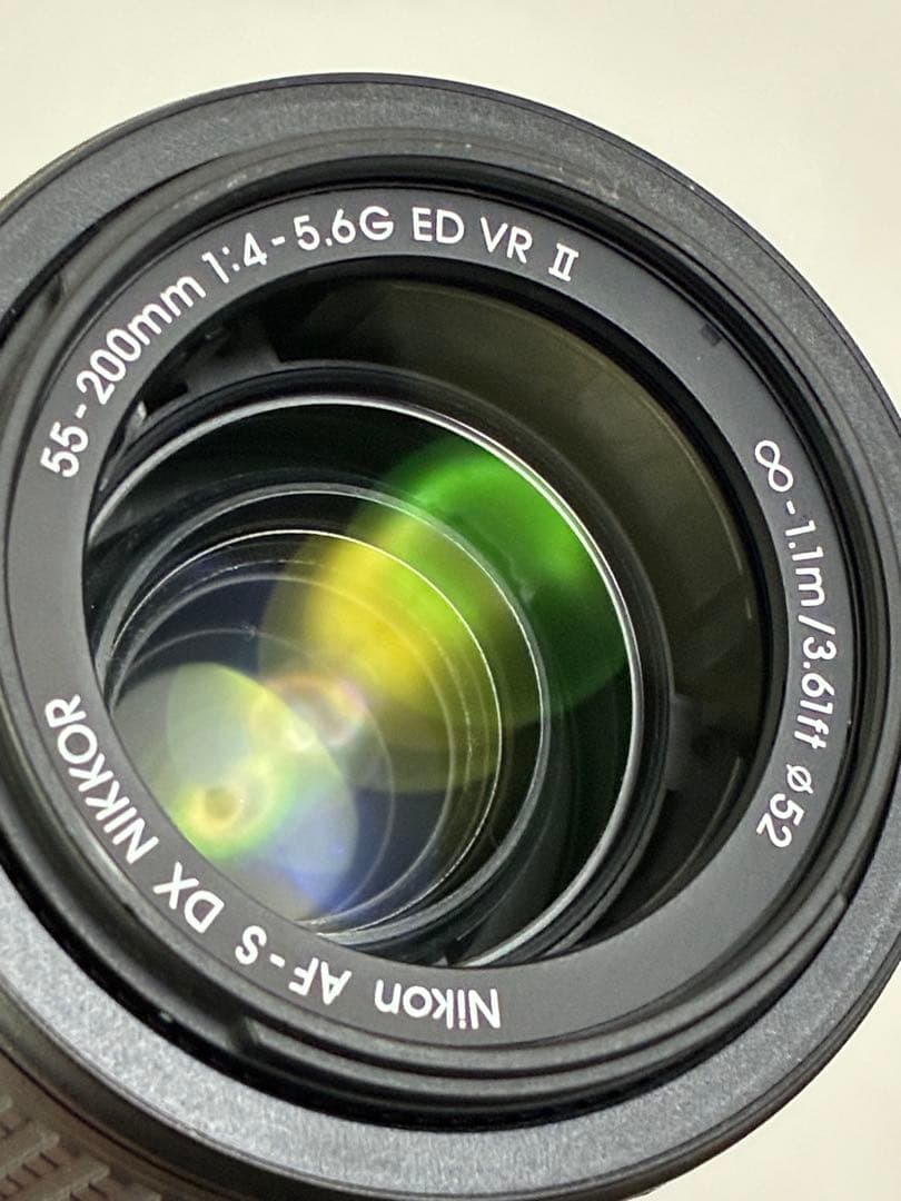 ⭐️美品⭐️ Nikon 55-200mm f4-5.6GII ED VR望遠レンズ