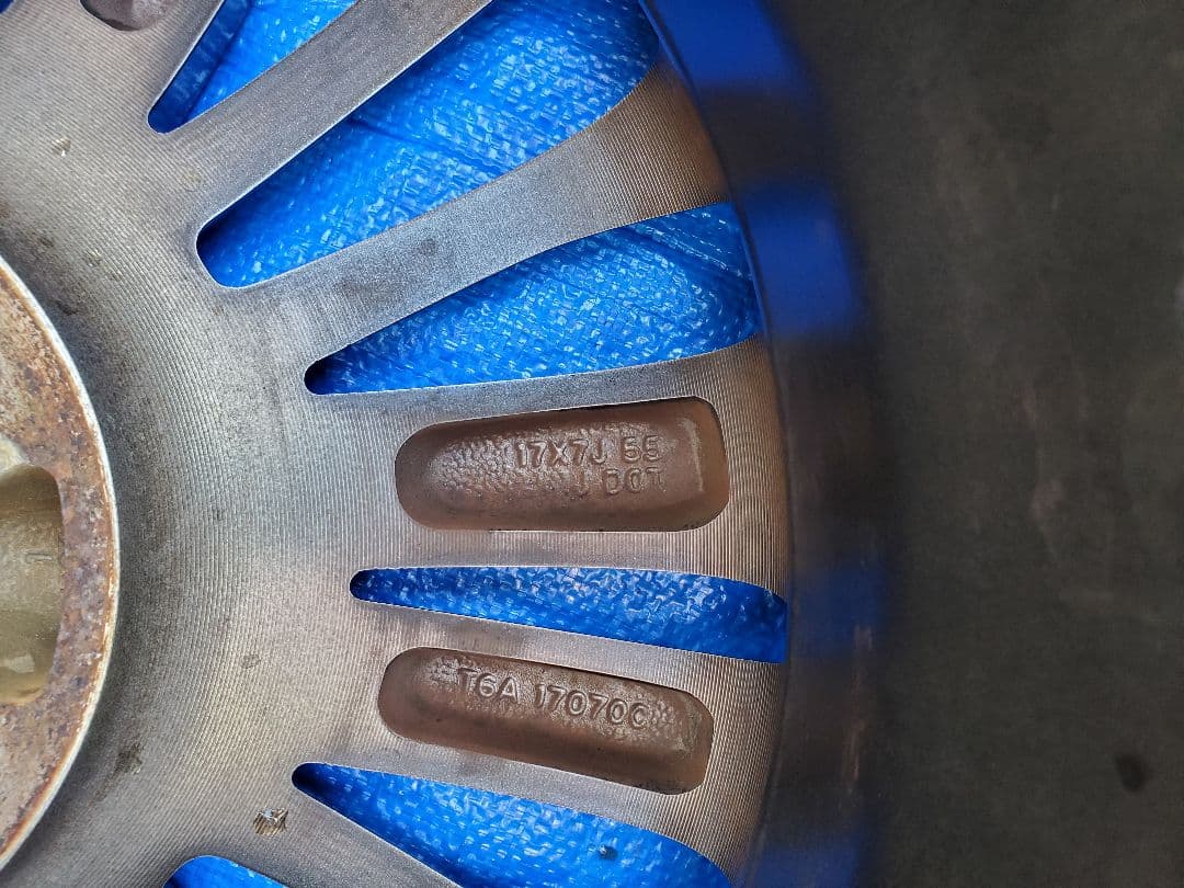 オデッセイ RC4 純正 17インチ タイヤ・ホイールセット 1本