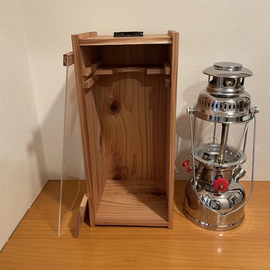 バタフライランタン 自作専用ケース付 灯油 ケロシン ペトロマックス