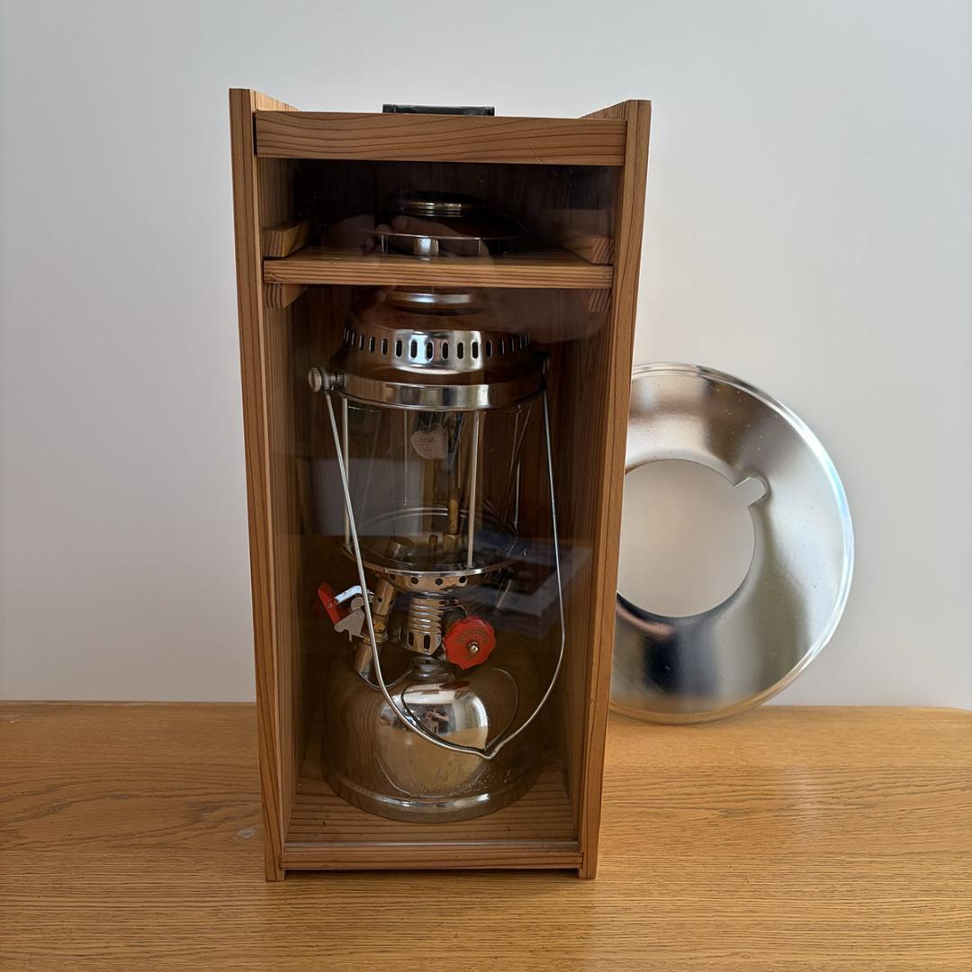 バタフライランタン 自作専用ケース付 灯油 ケロシン ペトロマックス