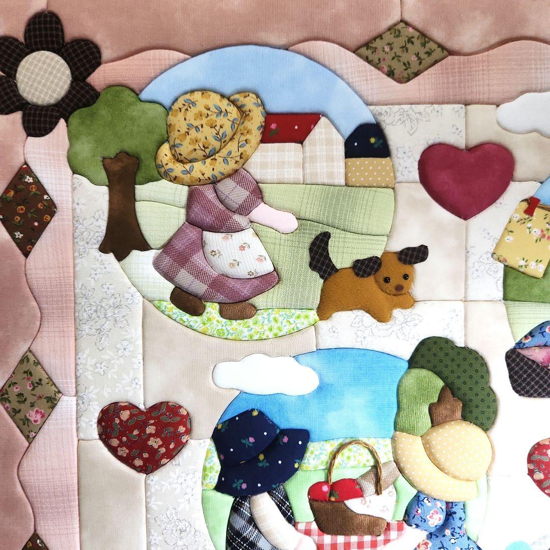さくらほりきりスーちゃん木目込みパッチワーク