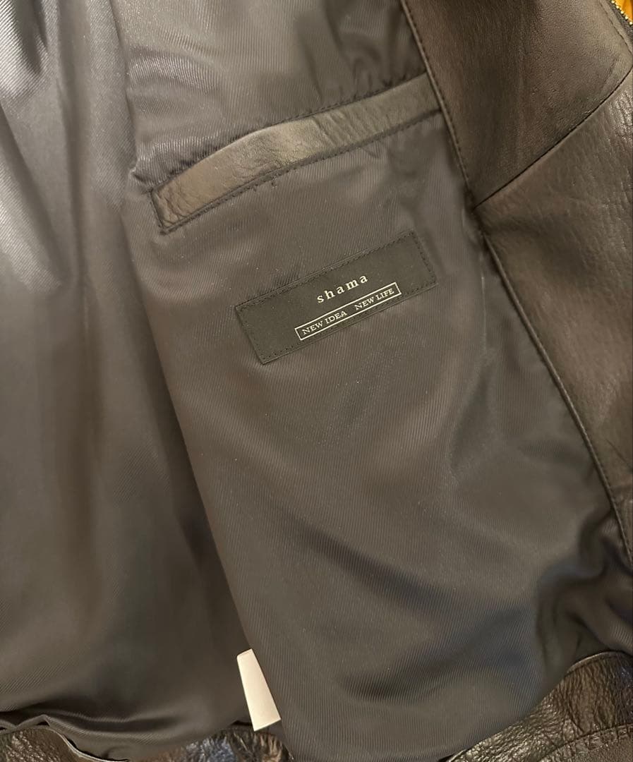 Shama/別注HALF VEG W.RIDERS サイズ40 牛革 セミダブル