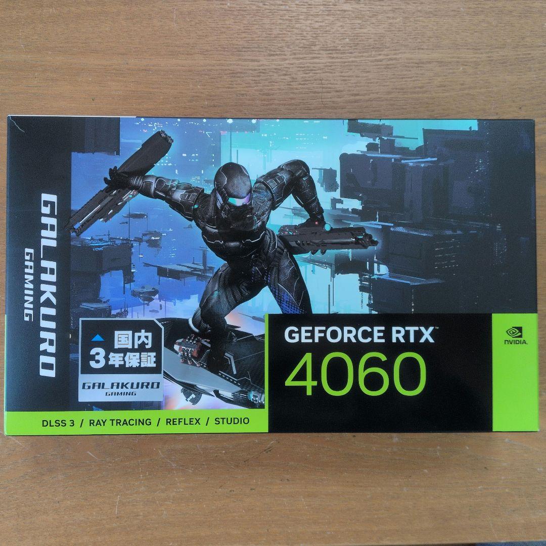 玄人志向 NVIDIA GeForce RTX 4060 グラフィックボード
