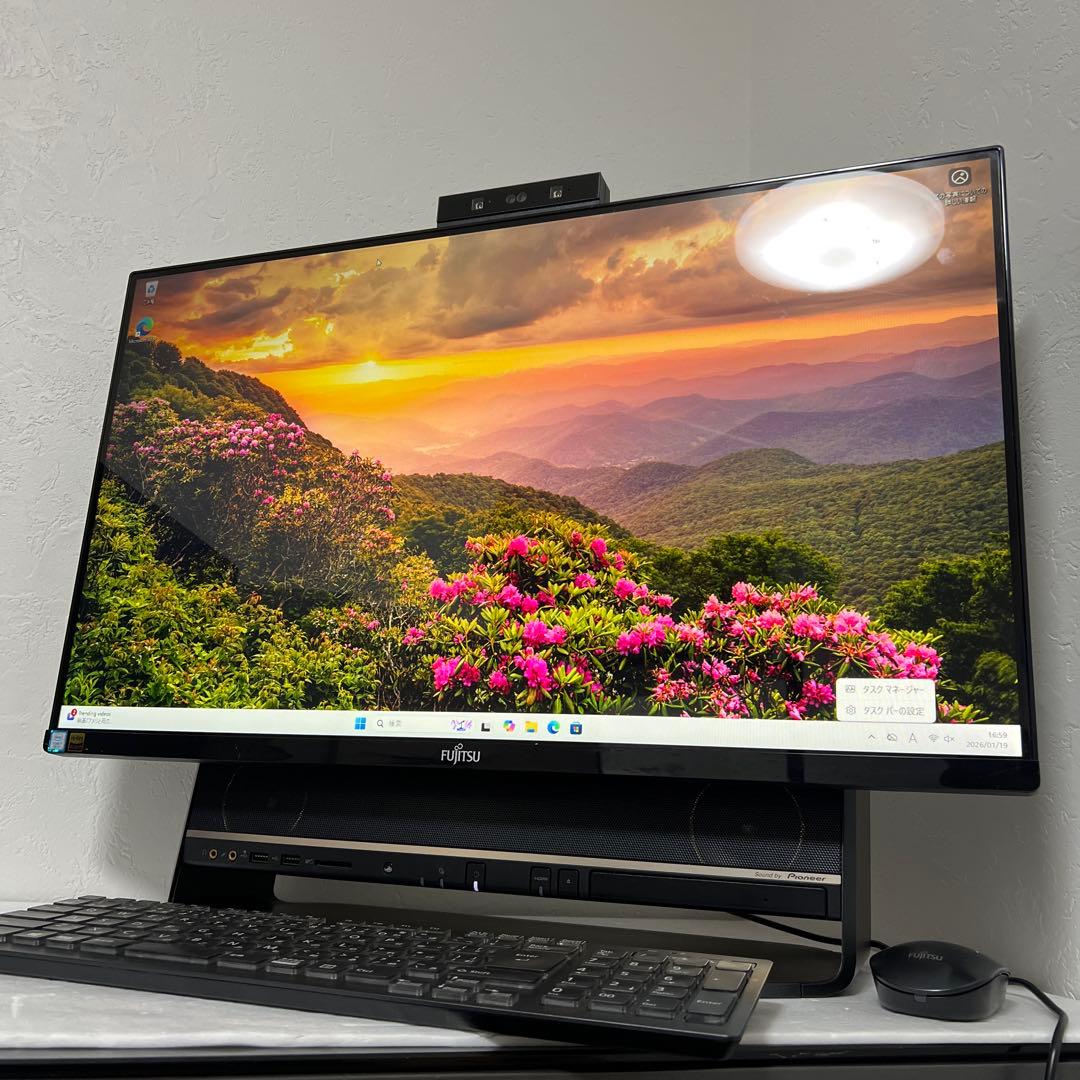 FUJITSU ESPRIMO FMVWC2F2B 27型オールインワンPC