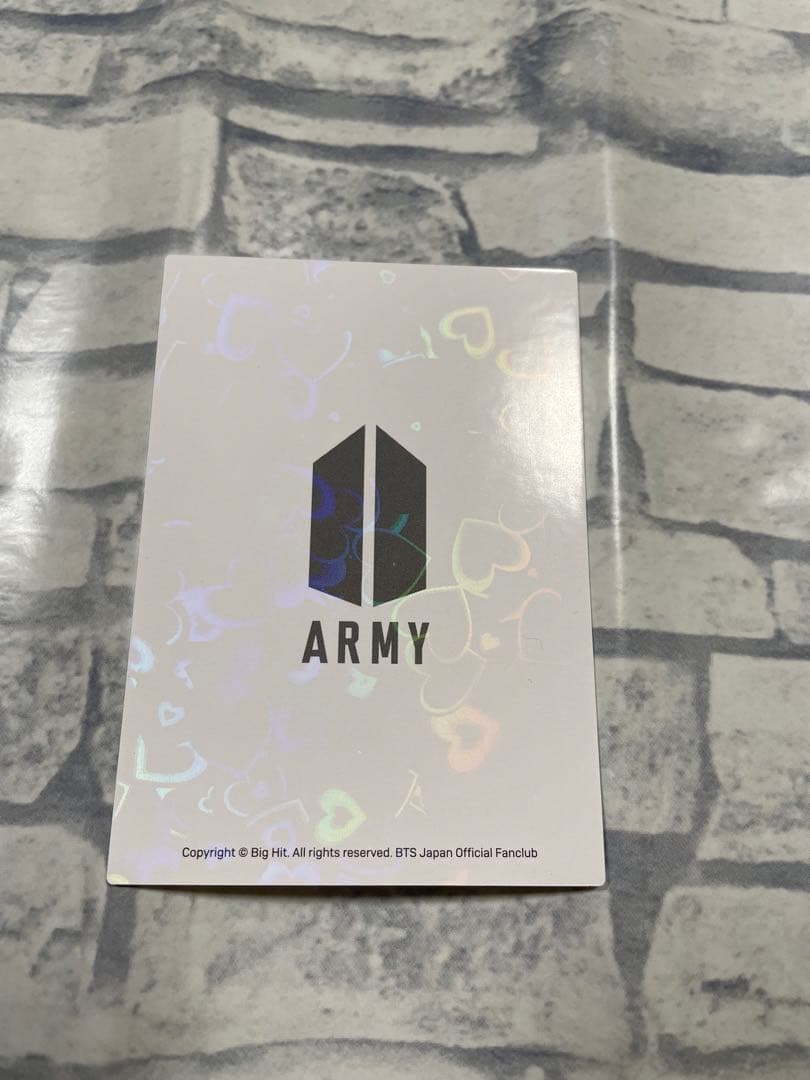 BTS FC継続特典 トレカ グク JUNGKOOK