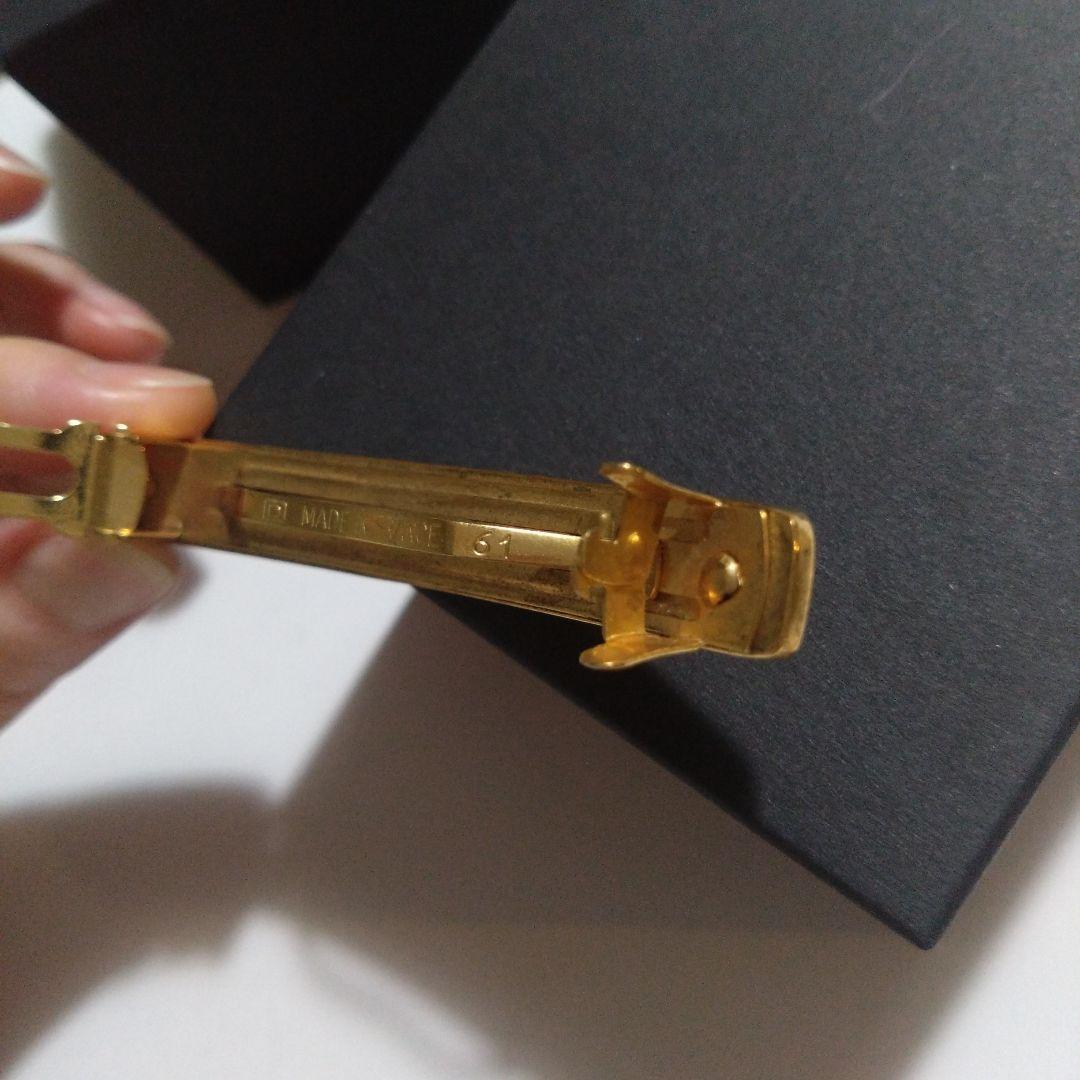 【レトロ・ビンテージ】CHANEL ゴールド ヘアクリップ