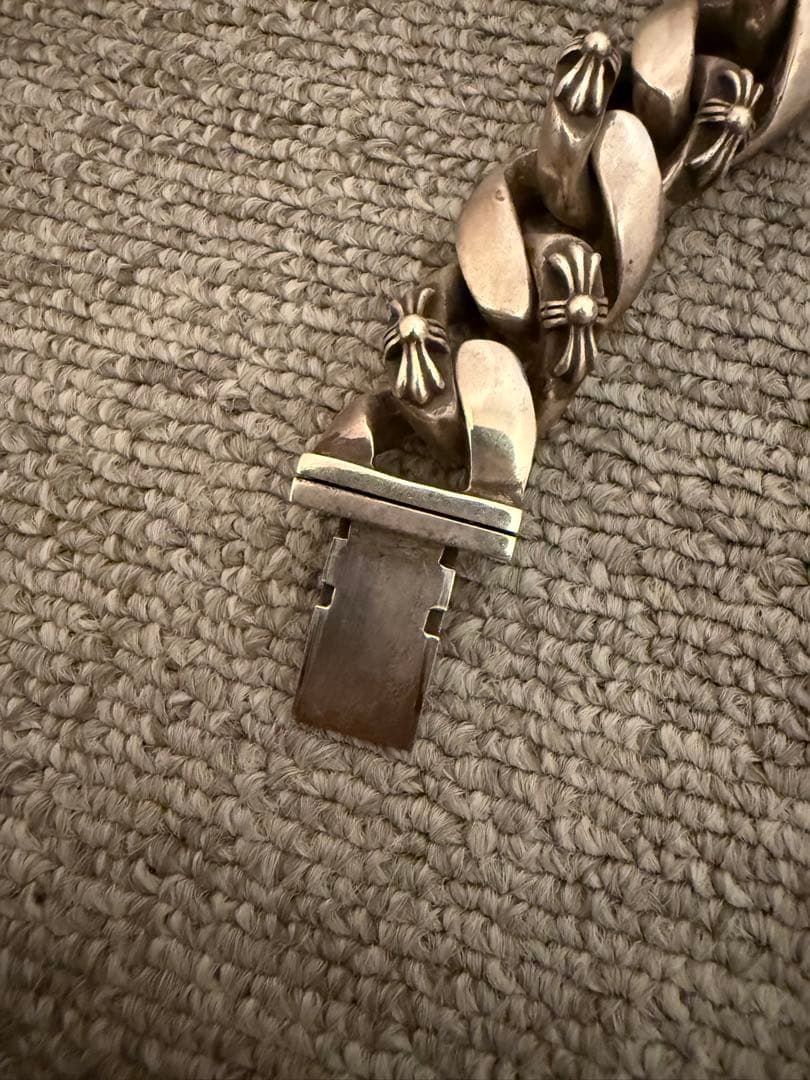 クロムハーツ ファンシーラージ BOX IDブレスレット 11リンク 原本付き！