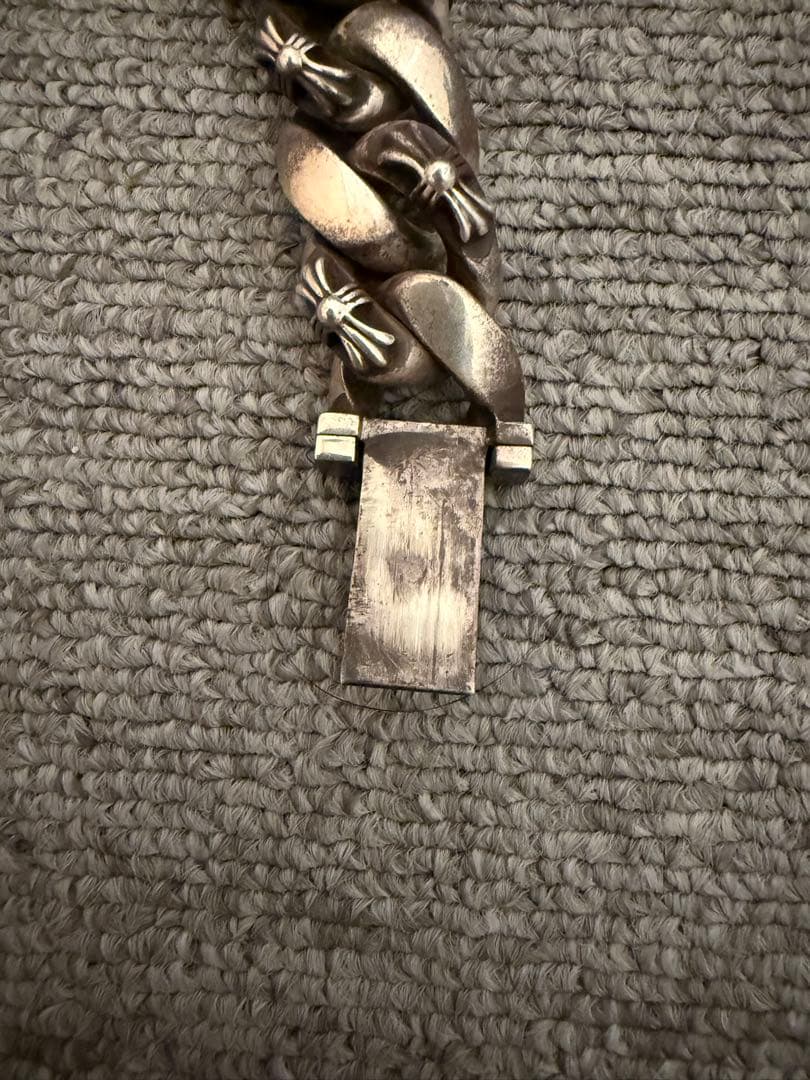 クロムハーツ ファンシーラージ BOX IDブレスレット 11リンク 原本付き！