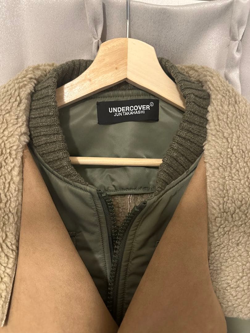 ⭐︎UNDERCOVER⭐︎sakai フェイクムートンmixMA-1ジャケット