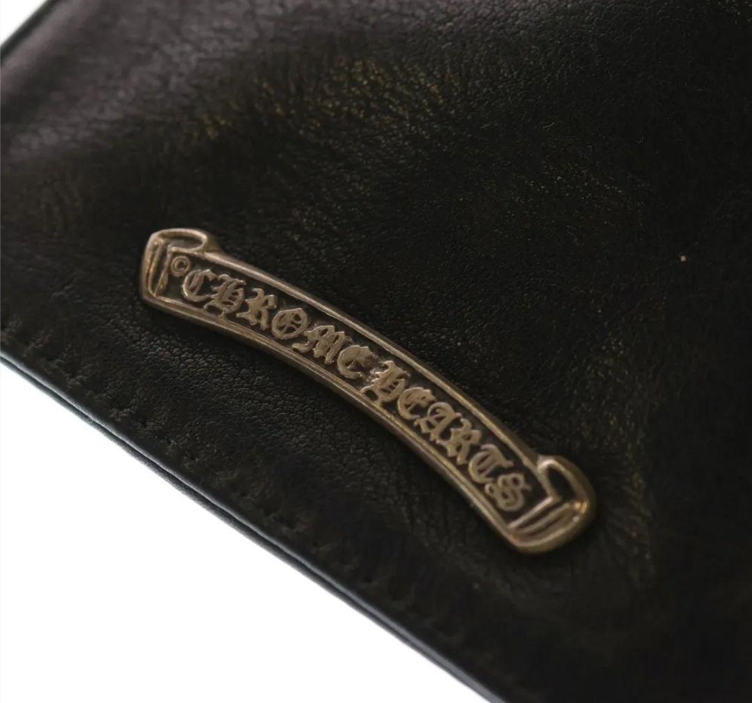 クロムハーツ チェンジパース #2ダガージップケース レザー ブラック