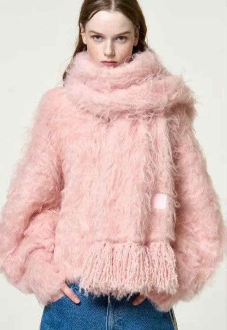 thetoe　Pigalle shaggy muffler