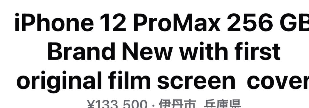 iPhone 12 Pro Max - パシフィックブルーSIM free