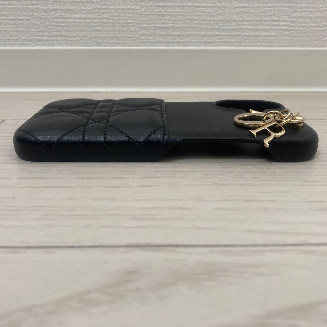 ✨新機種！超美品✨Dior　LADY DIOR　iPhone16ケース　羊革　黒