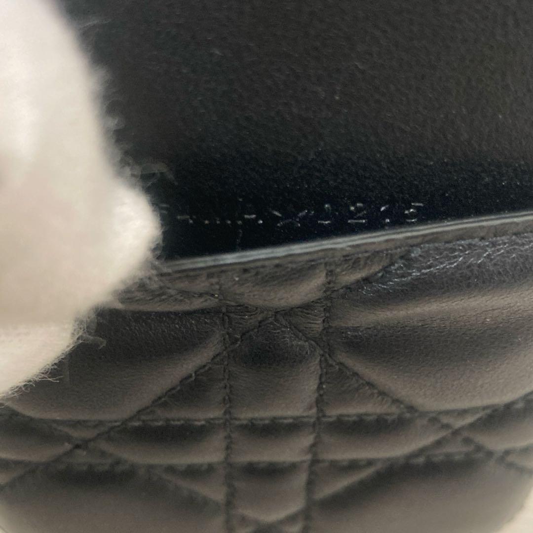 ✨新機種！超美品✨Dior　LADY DIOR　iPhone16ケース　羊革　黒