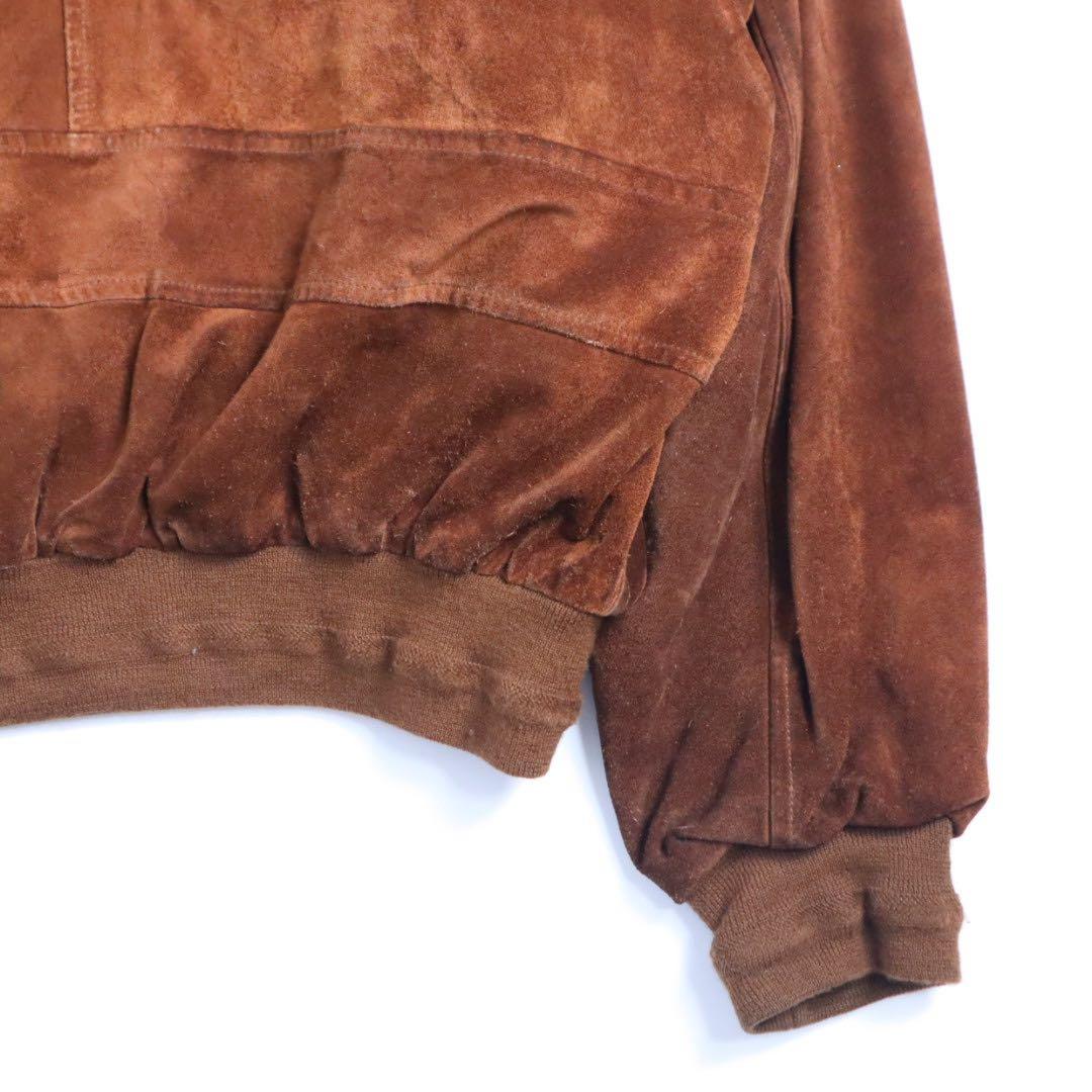 Vintage イタリア製 2way スウェード レザー フライトジャケット